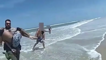 Watch: Florida officers save 2 from drowning in rip current at national park
